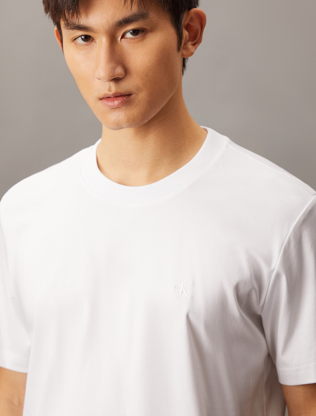 Smooth Cotton 防紫外線棉質 T 恤, Bright White, hi-res