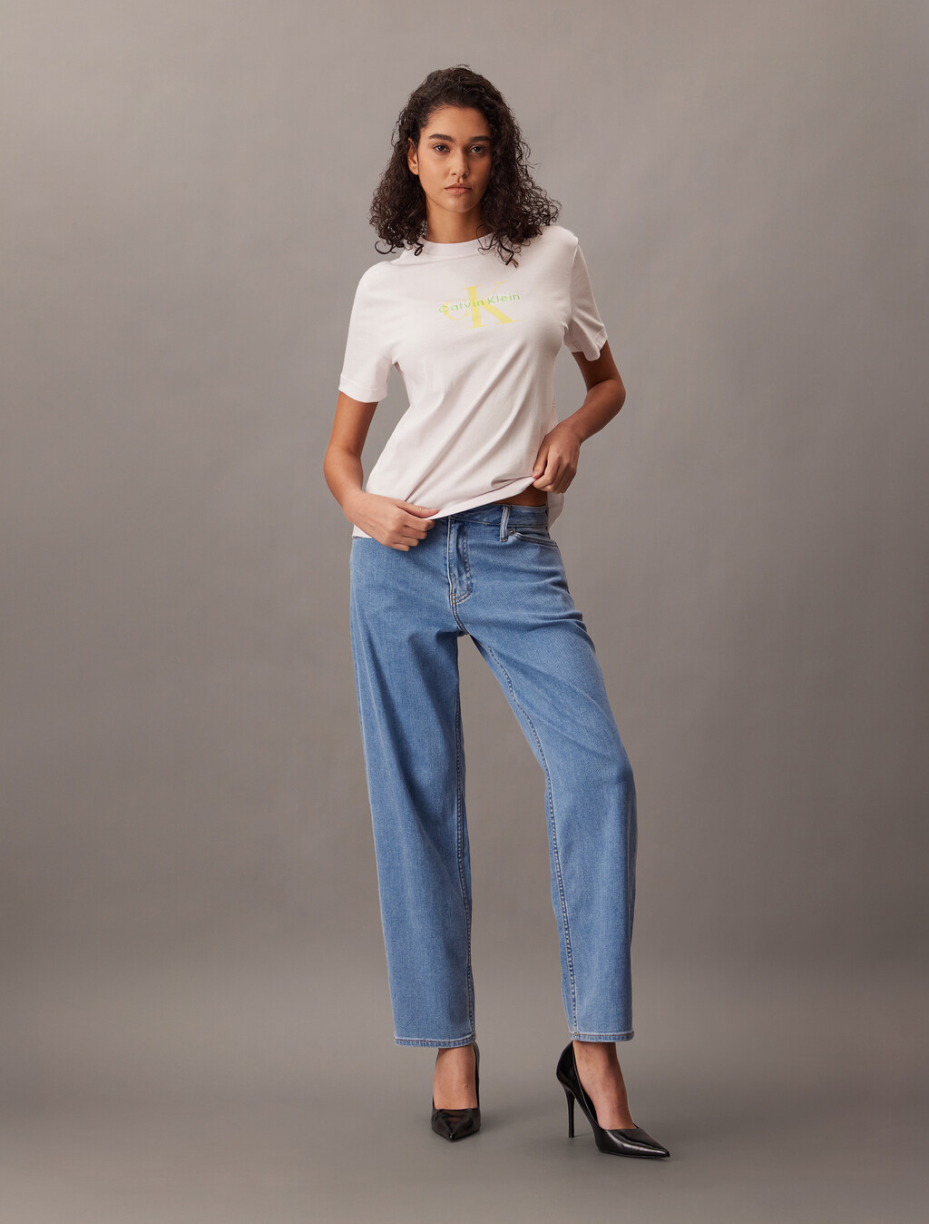 經典 Monogram 圓領 T 恤, Orchid Tint, hi-res