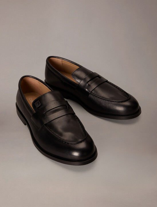 Leather Airfit&reg; Cushioned Penny Loafers
