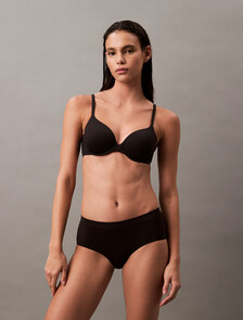 Bonded Flex Boyshort, Black, hi-res