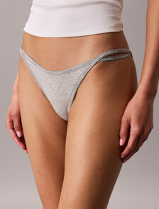 Icon Cotton Modal Limited Edition Bikini Panty, B10 Grey Heather, hi-res