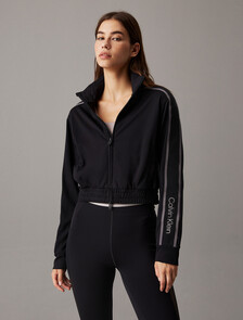 Icon 經編拉鍊外套, Black Beauty, hi-res