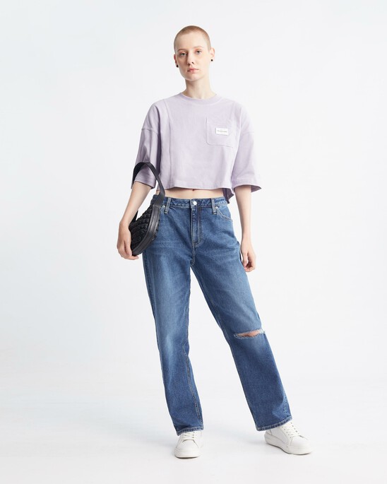 Monologo Badge Oversized Tee