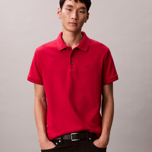 奢華飾邊修身 Polo 衫 Scooter