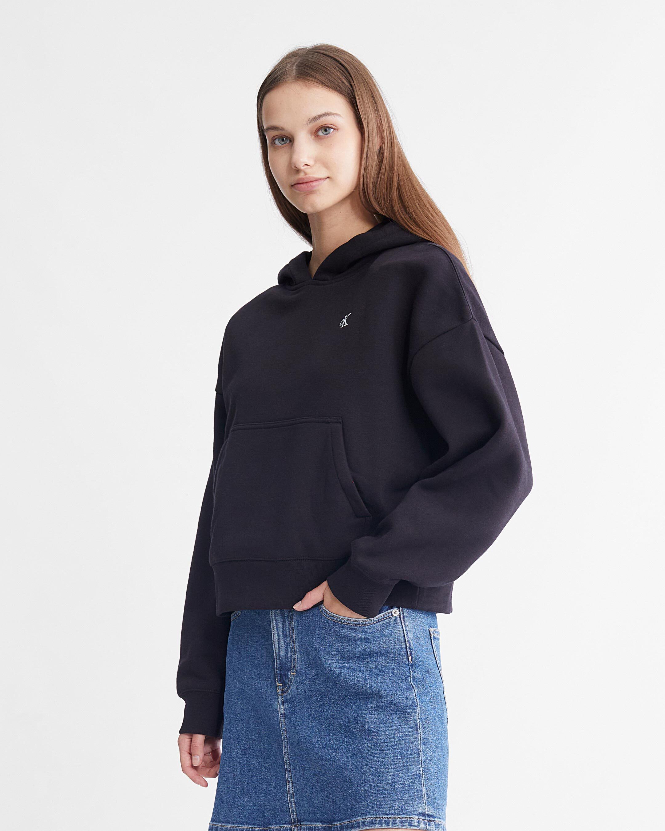 Calvin klein cropped hoodie new arrivals