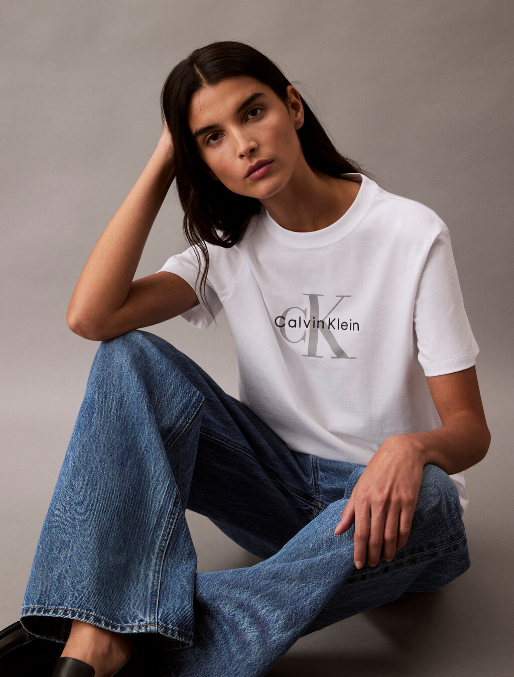 經典 Monogram 圓領 T 恤, Brilliant White, hi-res