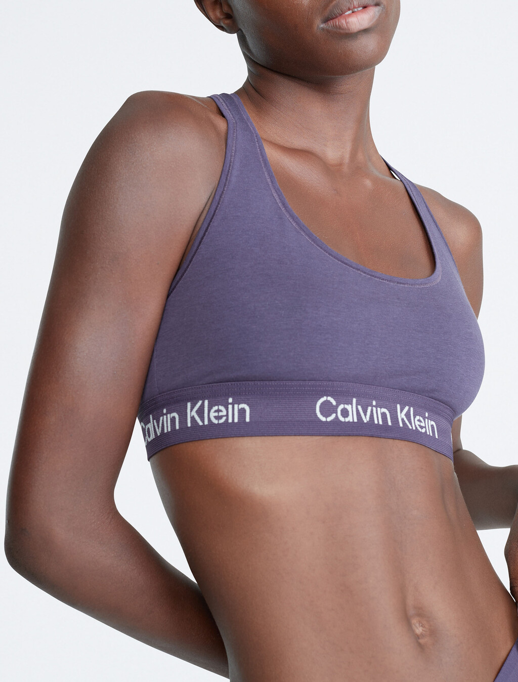 Icon Cotton Bralette, Nightshade, hi-res