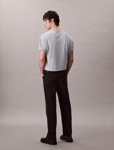 Monogram Logo Washed Relaxed Tee, Quarry, hi-res