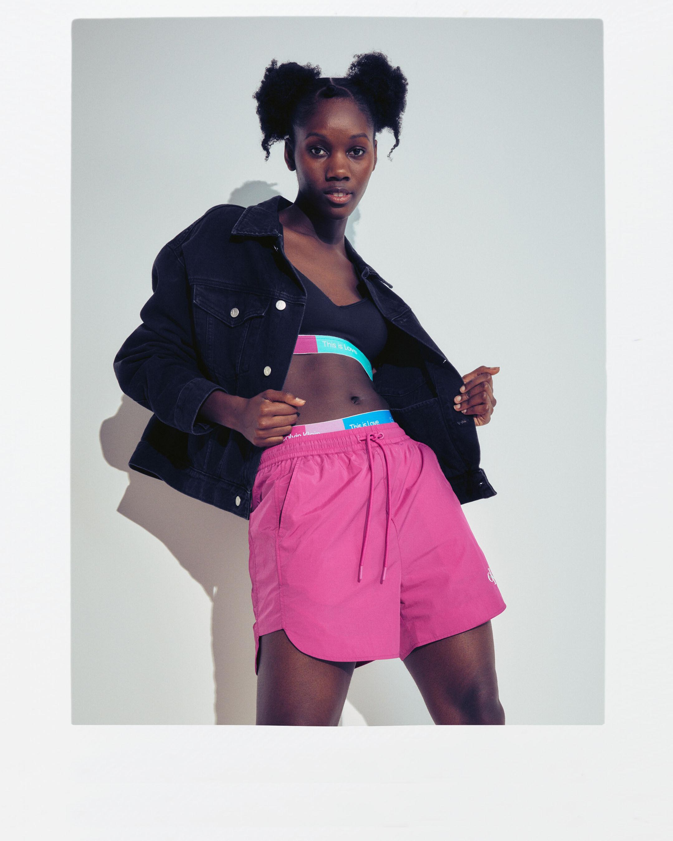 Pride Unisex Nylon Runner Shorts pink Calvin Klein Taiwan
