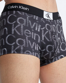 Calvin Klein 1996 超細纖維低腰內褲, HALFTONE GLITCH LOGO PRINT+BLACK, hi-res