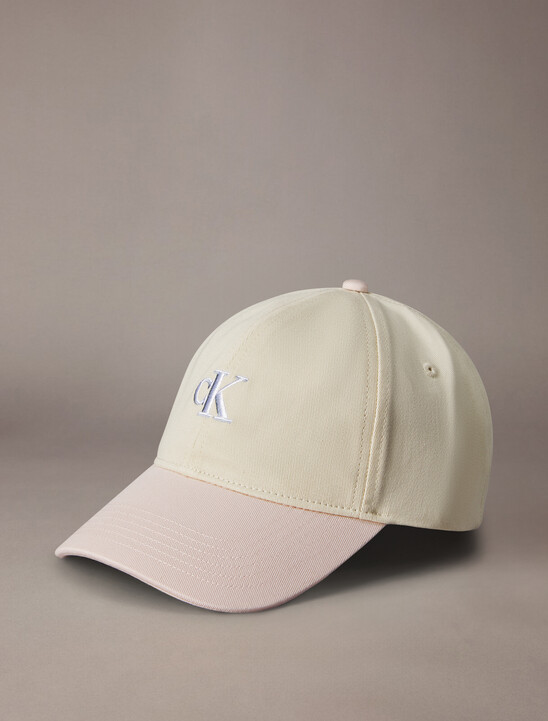 Monogram 刺繡拼色棒球帽