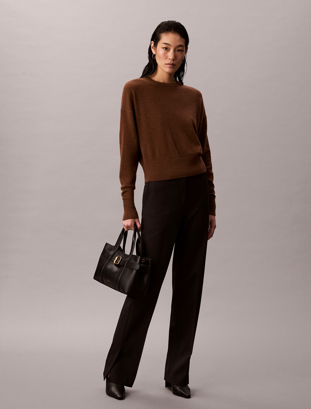 腰帶小托特包, Black, hi-res