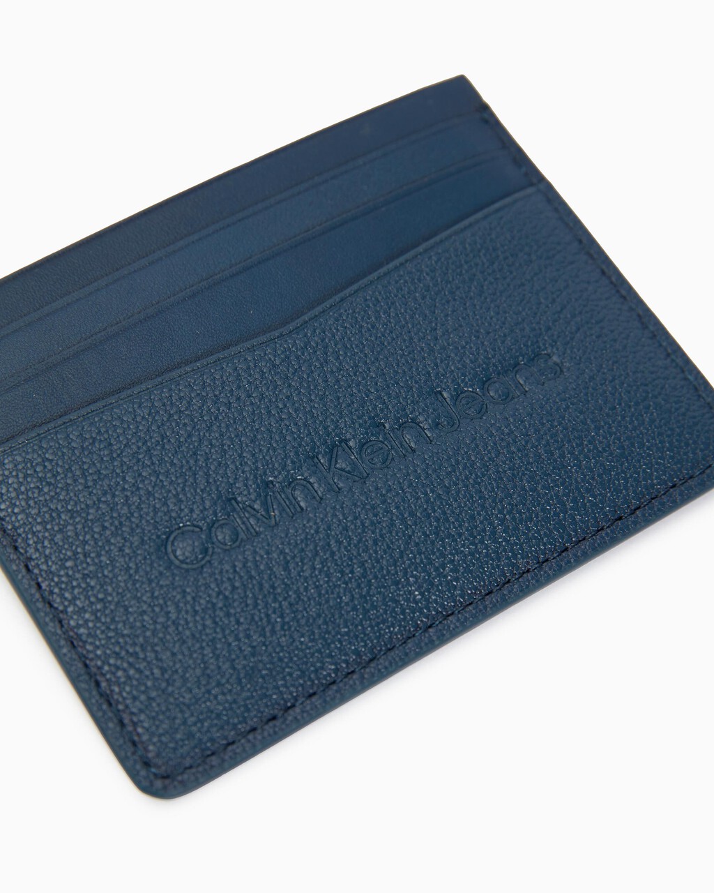 Micro Pebble Card Case | blue | Calvin Klein Taiwan