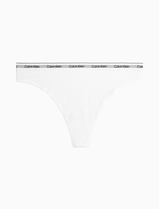 Lace High Leg Thong