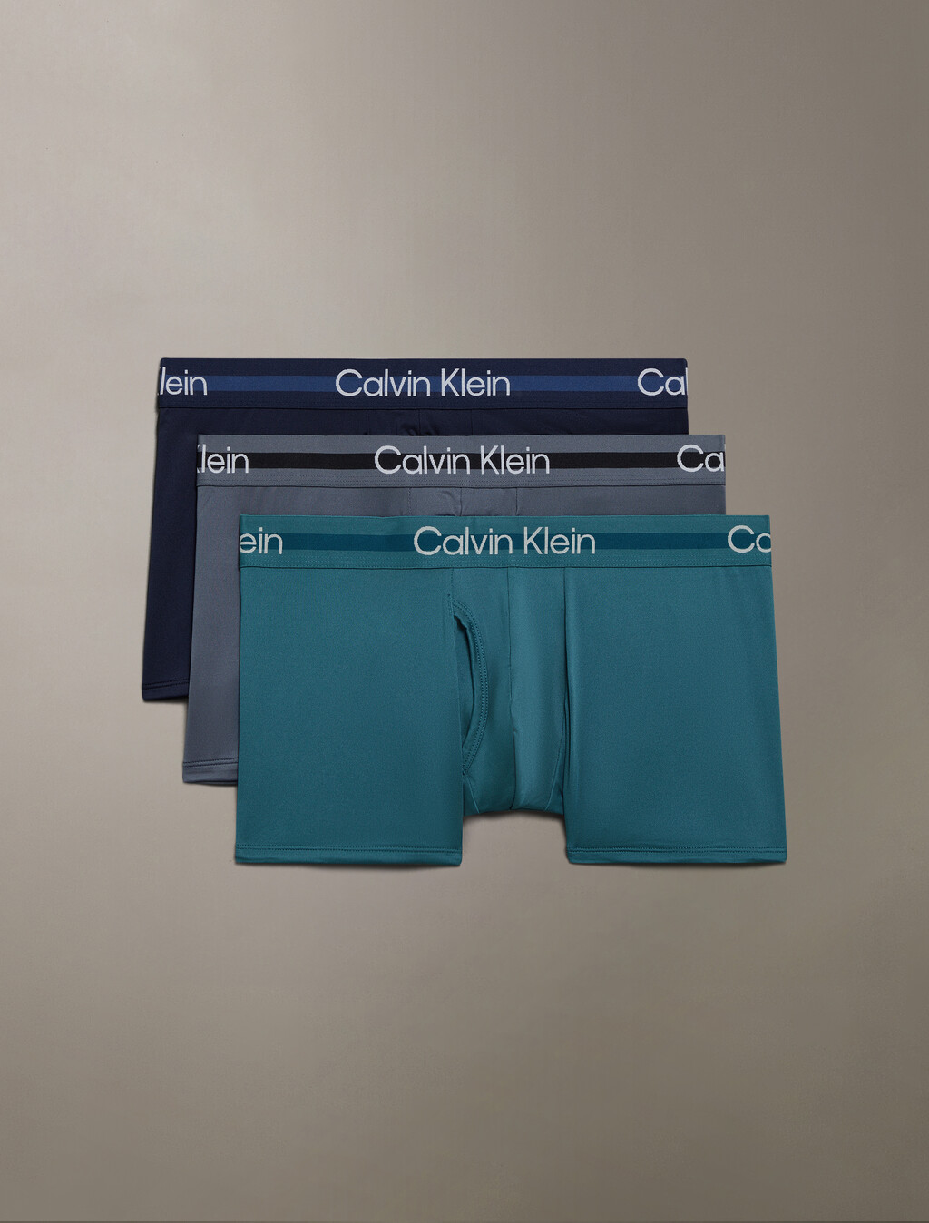 精緻超細纖維平口內褲 3 件組, Shoreline/Dusty Galaxy/Turbulence, hi-res