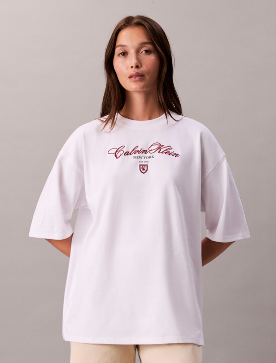 Script Logo Graphic Relaxed T-Shirt