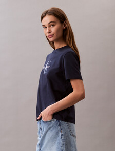 經典 Monogram 圓領 T 恤, Dark Sapphire, hi-res