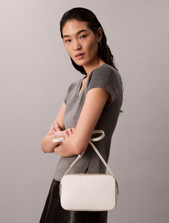 Allover Monogram Logo Camera Bag