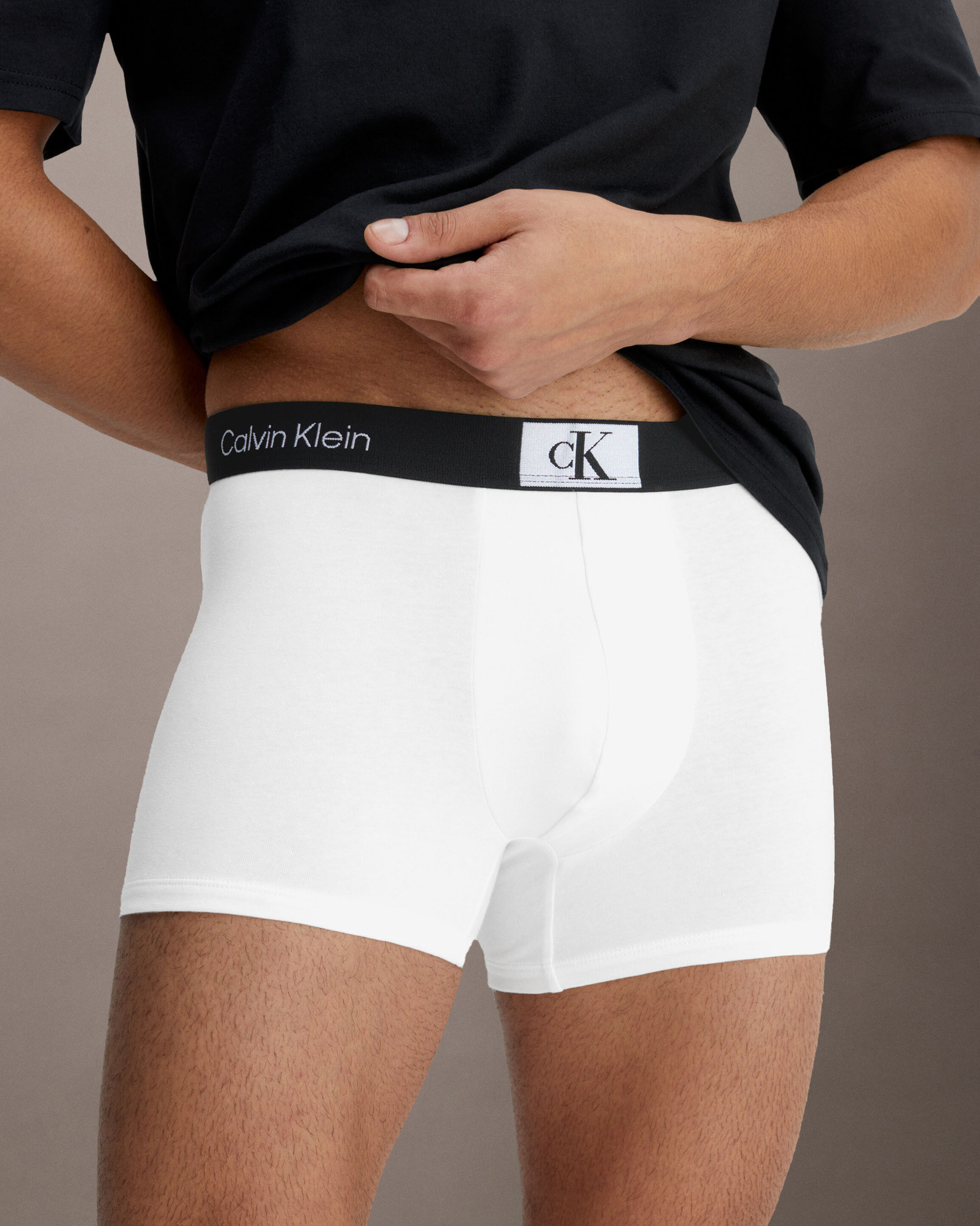 Calvin klein hotsell trunks white