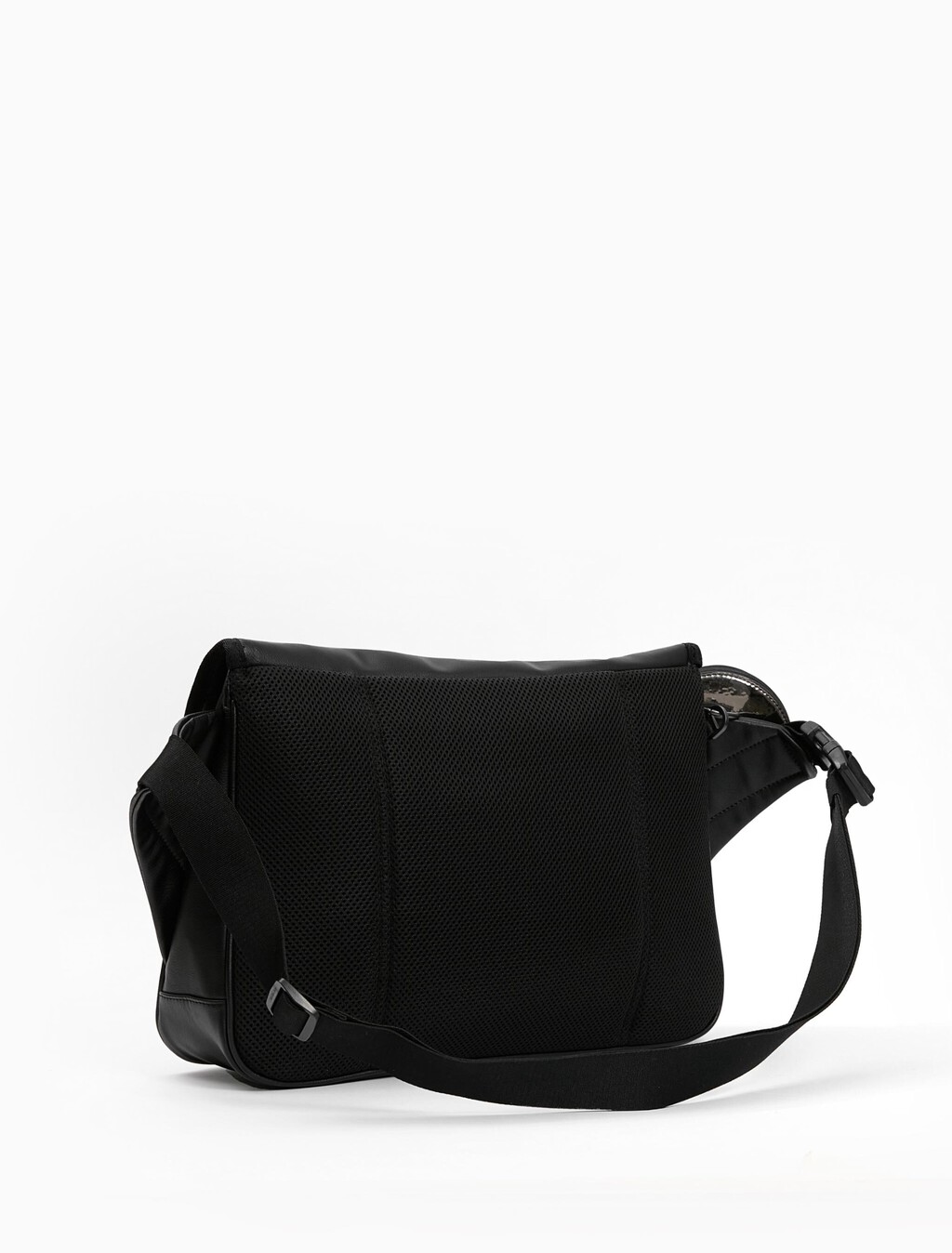 Tagged Messenger Bag, BLACK, hi-res