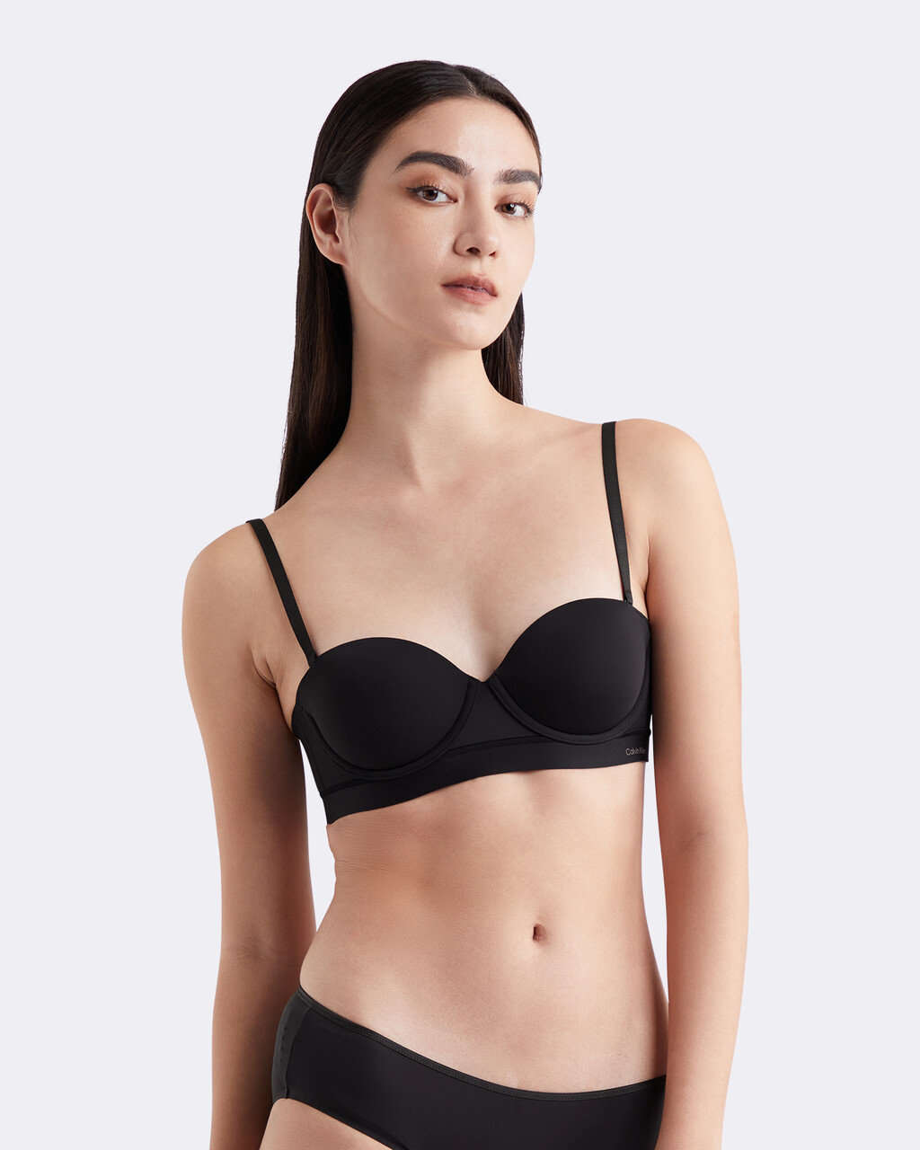Invisibles Push Up Strapless Bra, black
