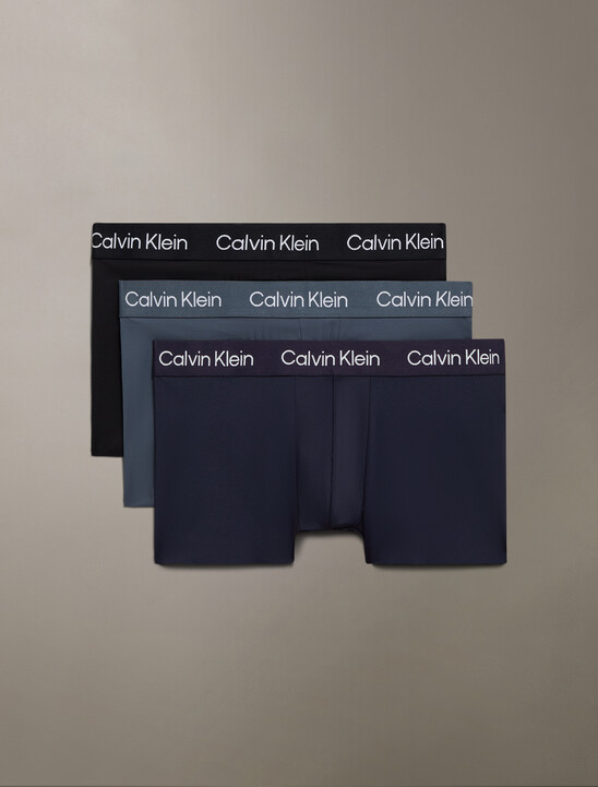 Microfiber Stretch Low Rise Trunks 3 Pack