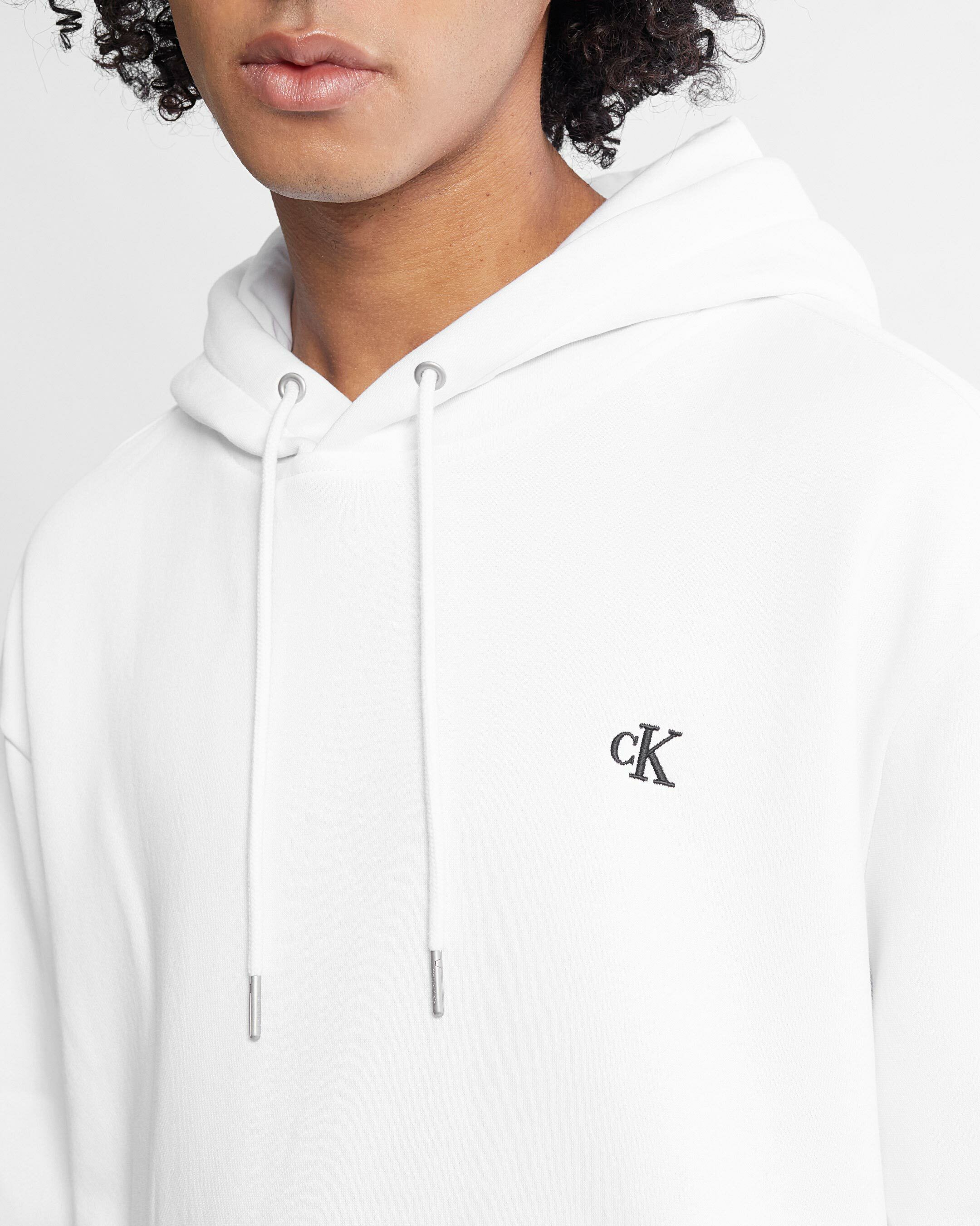 Calvin klein logo clearance hoodie