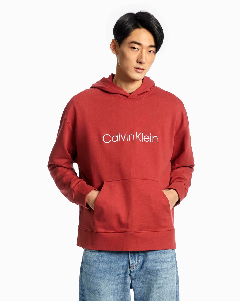 Hero Logo Terry Hoodie | red | Calvin Klein Taiwan