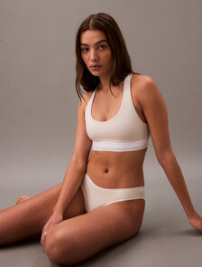 Icon Cotton Bikini, Chalk, hi-res