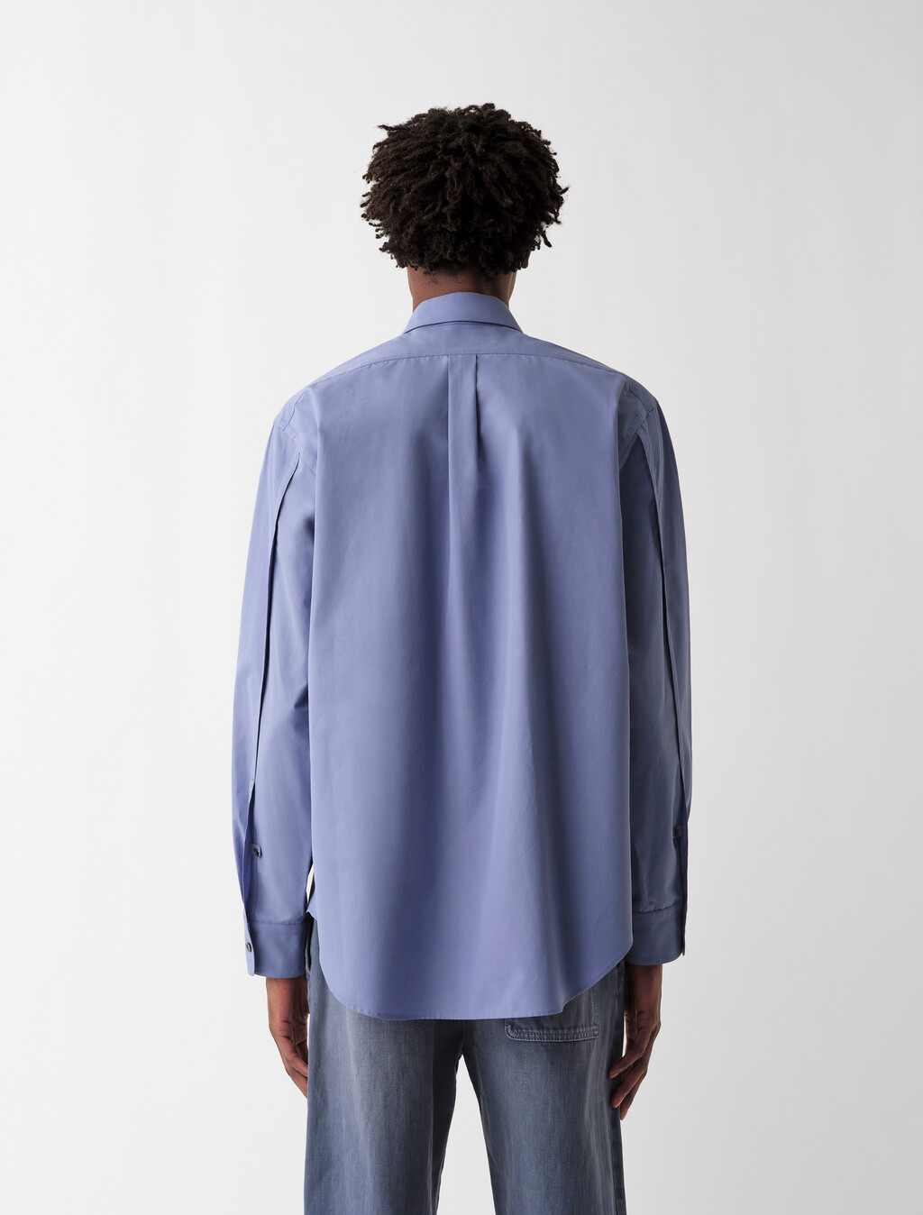 Axel鈕扣襯衫, JACARANDA, hi-res