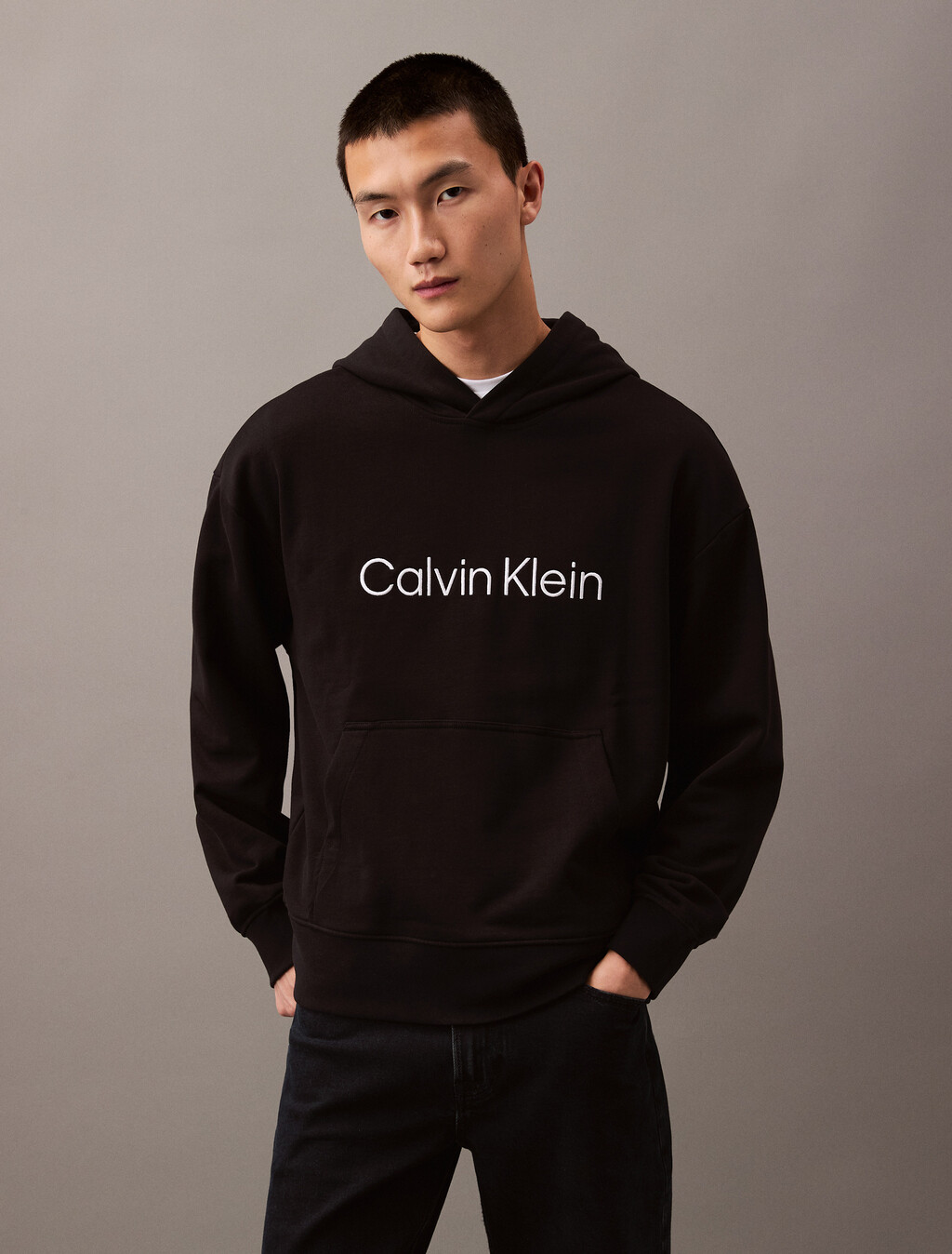 Hero Logo Terry Hoodie, Black Beauty, hi-res
