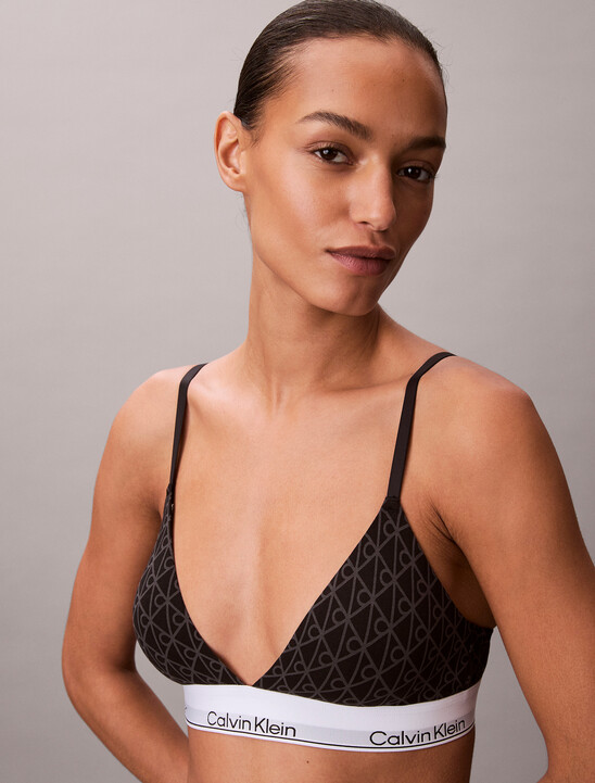 Lightly Lined Triangle Bralette - Icon Cotton Modal