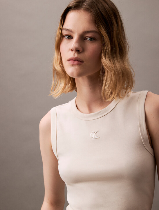 CK Applique Slim Tank Top