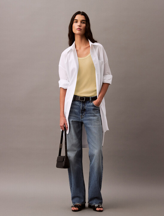 Viscose Rib Knit Tank Top