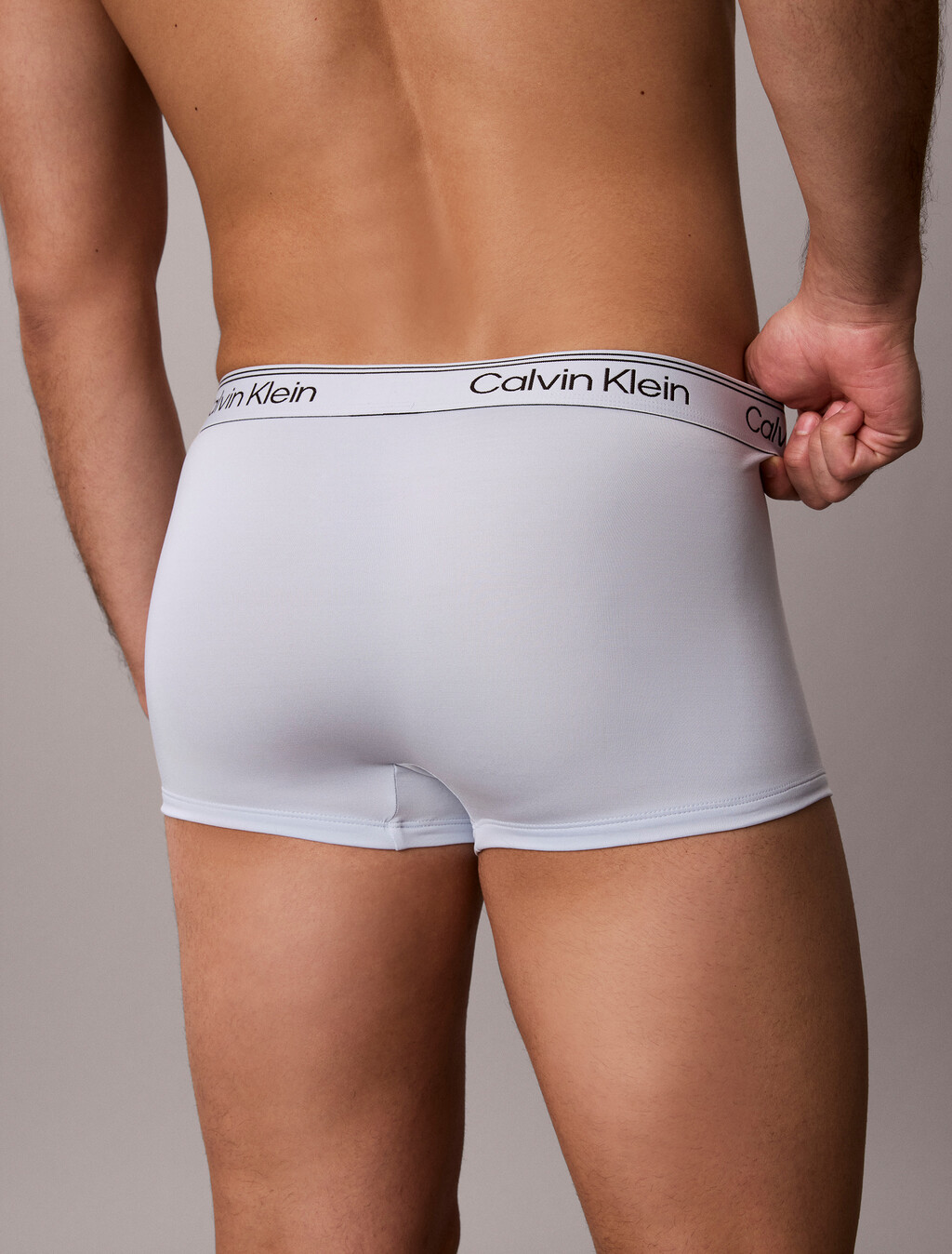3 Pack Low Rise Trunks - Microfibre Stretch, Convoy/Running Dot Dark Sapphire/Plein Air, hi-res