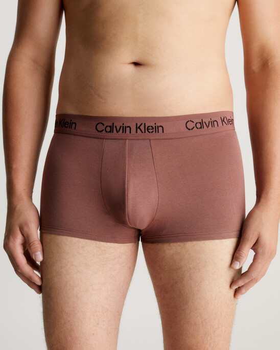 Calvin Klein Color Block Modern Cotton Stretch 2-pack Low Rise Trunk for  Men