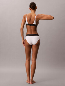 Triangle Bra - Icon Cotton Modal, White, hi-res