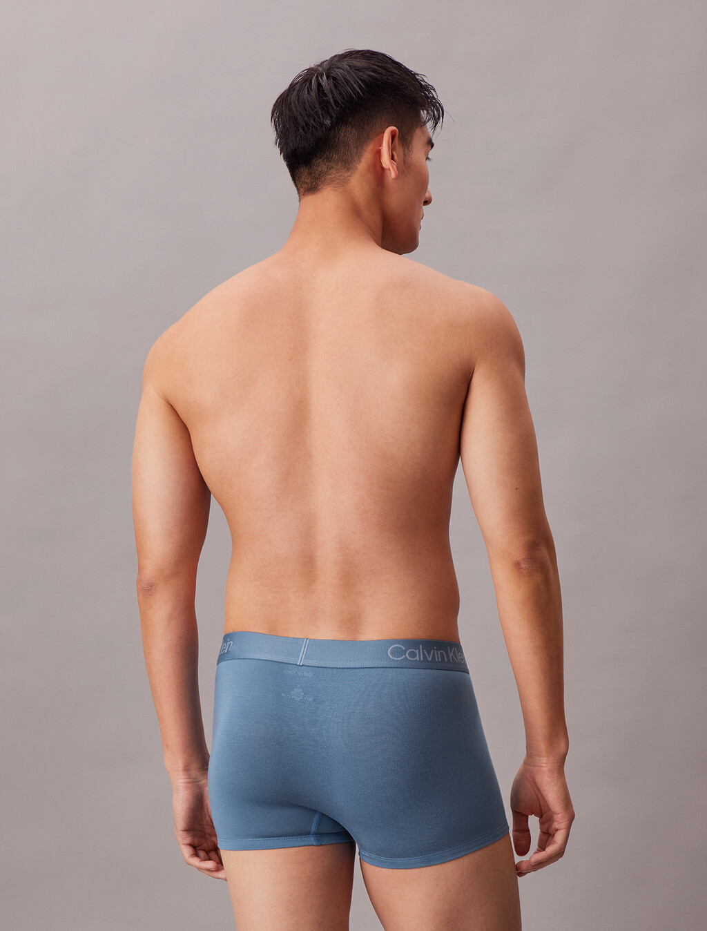 超柔軟莫代爾纖維平口內褲 3 件套組, Oatmeal Heather/Gulf Blue /Liberty Blue, hi-res