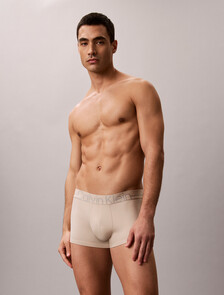 Icon Microfiber Stretch Metallic Low Rise Trunk, Oxford Tan, hi-res