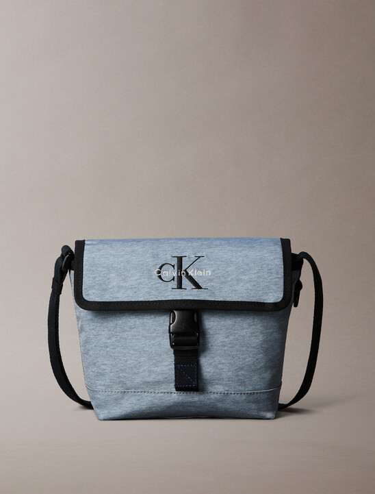 Bold Logo Nylon Small Flap Messenger