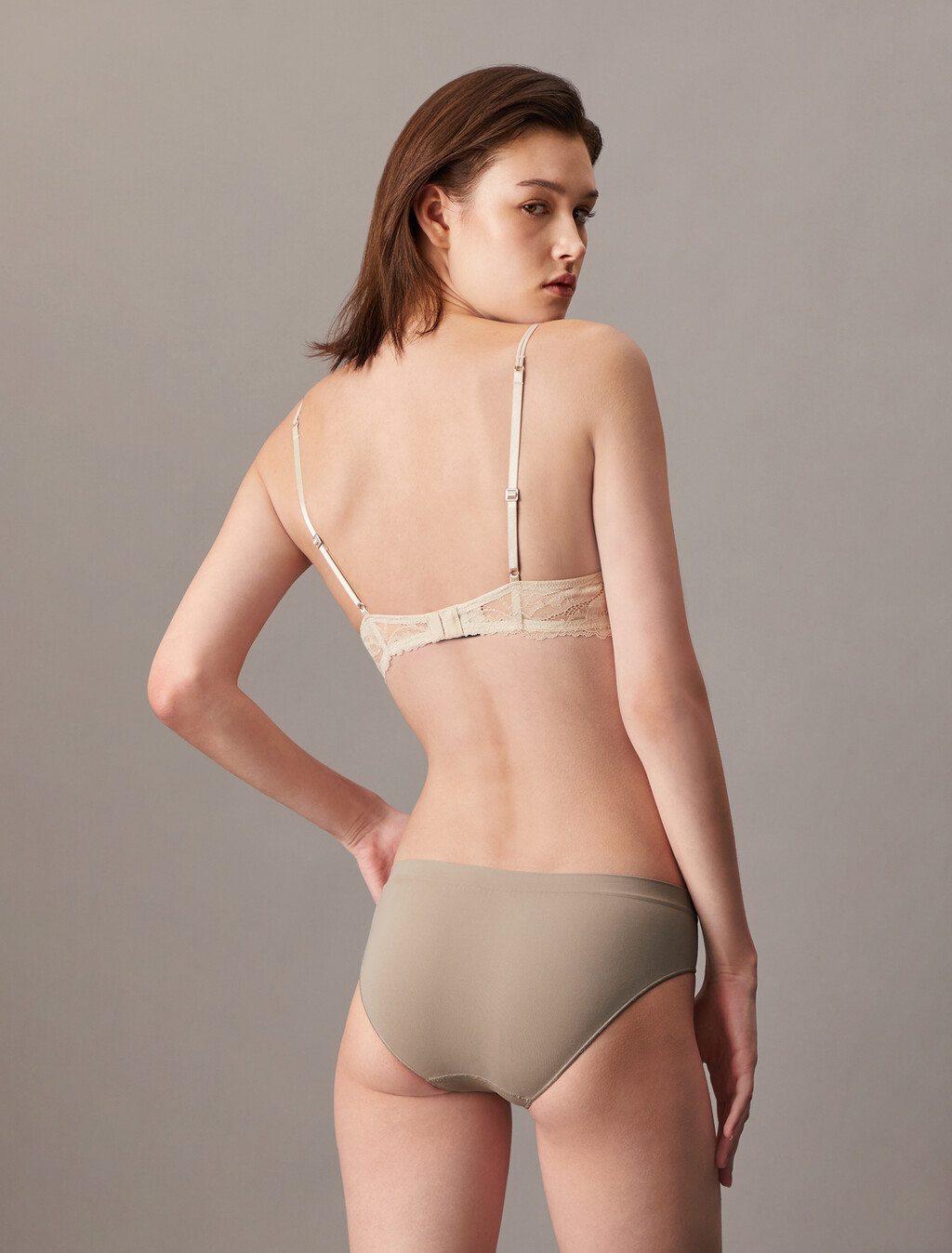 Fusion Flex Seamless Bikini, Vintage Khaki, hi-res