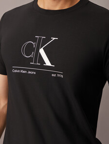 Monogram 框線圖案 T 裇, Ck Black, hi-res