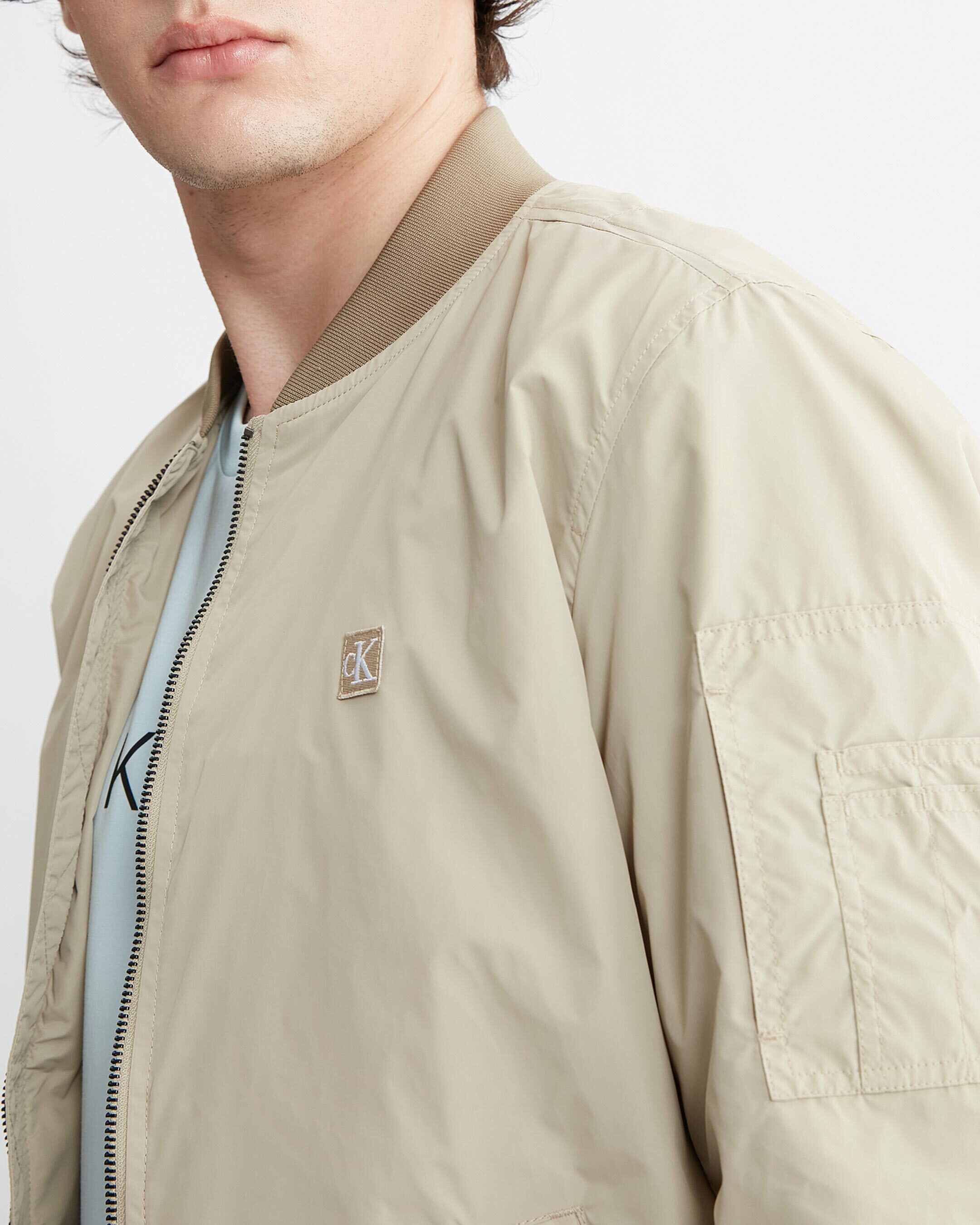 Calvin klein clearance logo bomber jacket