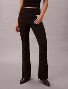 37.5 經典黑色高腰喇叭牛仔褲, CK CLASSIC BLACK, hi-res