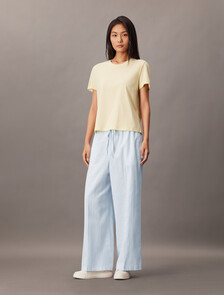 亞麻抽繩短褲, Plein Air, hi-res