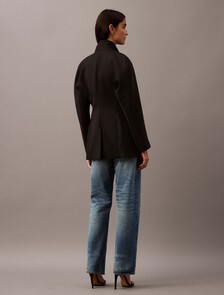 Cavalry Twill Shaped Jacket, Black Beauty, hi-res
