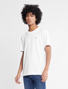 Badge Logo Crew Neck Tee, Bright White, hi-res