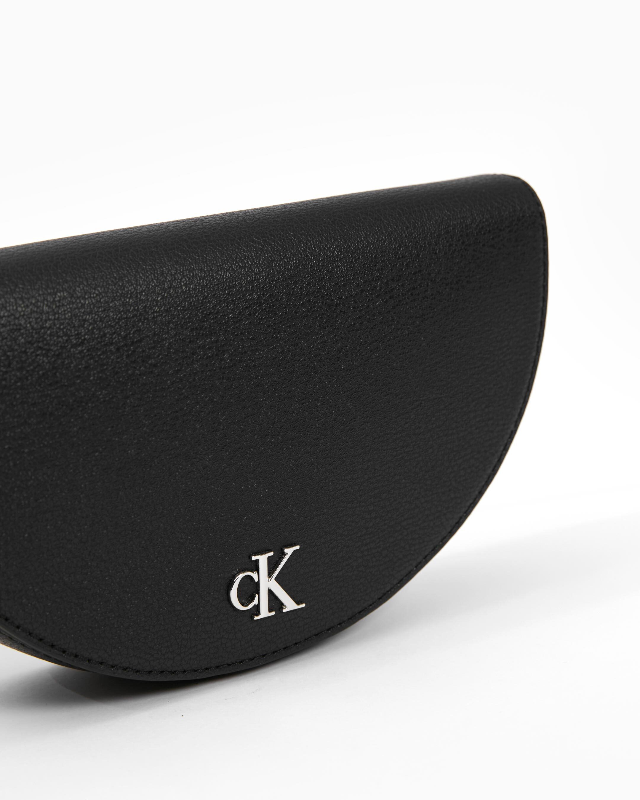 Calvin klein saddle bag black shop