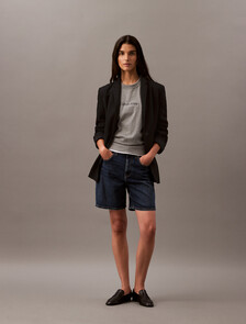 Calvin Klein Hero Modern 方形剪裁 T 恤, Medium Grey Htr, hi-res