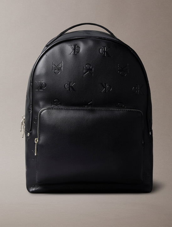 Embossed Monogram Backpack